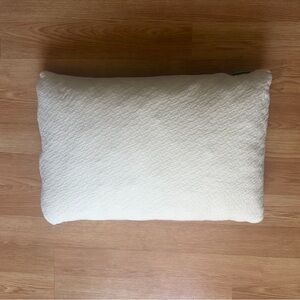 Avocado Cream Pillow with Quilted Cover